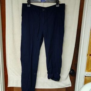 Eddie Bauer women's khaki drawstring hiking pants